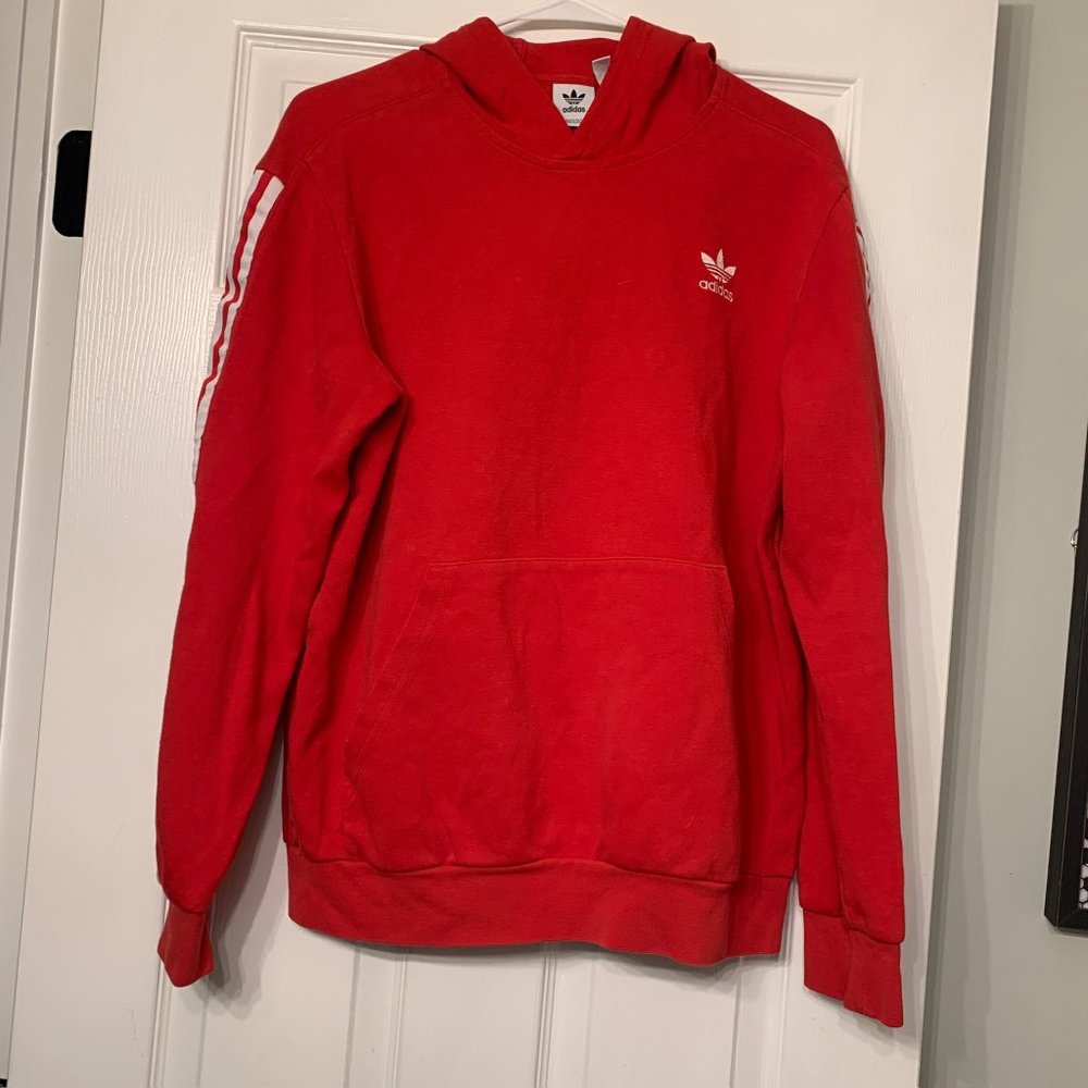 adidas Child Size XL Red Hoodie